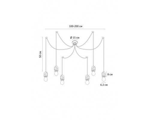 Подвесная люстра Bender A4321SP-6GY Arte Lamp Подвесная люстра Bender A4321SP-6GY Arte Lamp