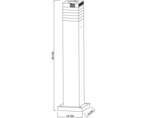 Наземный светильник Hadar A4421PA-1BK Arte Lamp Наземный светильник Hadar A4421PA-1BK Arte Lamp