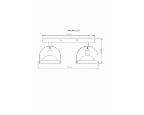Спот Alieno A4506PL-2CC Arte Lamp Спот Alieno A4506PL-2CC Arte Lamp