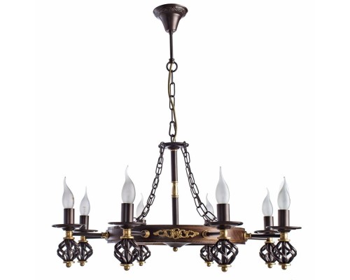 Подвесная люстра Cartwheel A4550LM-8CK Arte Lamp Подвесная люстра Cartwheel A4550LM-8CK Arte Lamp