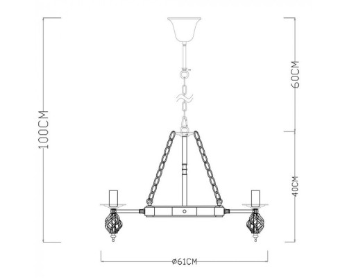 Подвесная люстра Cartwheel A4550LM-8CK Arte Lamp Подвесная люстра Cartwheel A4550LM-8CK Arte Lamp