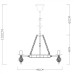 Подвесная люстра Cartwheel A4550LM-8CK Arte Lamp