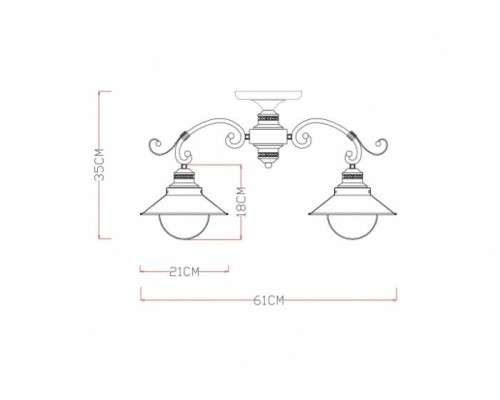Потолочная люстра Grazioso A4577PL-3CK Arte Lamp Потолочная люстра Grazioso A4577PL-3CK Arte Lamp