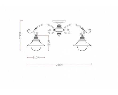Потолочная люстра Grazioso A4577PL-5CK Arte Lamp Потолочная люстра Grazioso A4577PL-5CK Arte Lamp