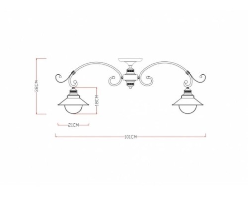Потолочная люстра Grazioso A4577PL-8CK Arte Lamp Потолочная люстра Grazioso A4577PL-8CK Arte Lamp