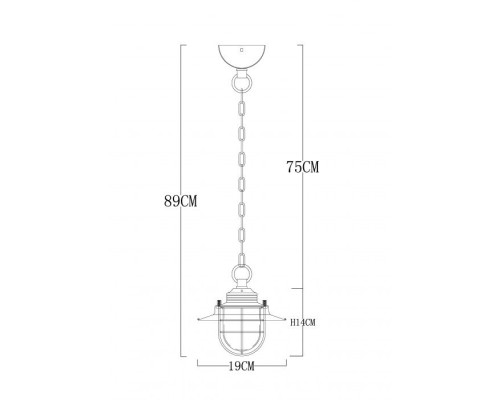 Подвесной светильник Lanterna A4579SP-1AB Arte Lamp Подвесной светильник Lanterna A4579SP-1AB Arte Lamp