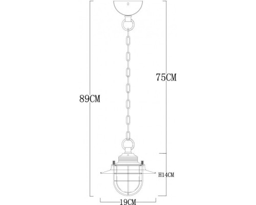 Подвесной светильник Lanterna A4579SP-1WG Arte Lamp Подвесной светильник Lanterna A4579SP-1WG Arte Lamp