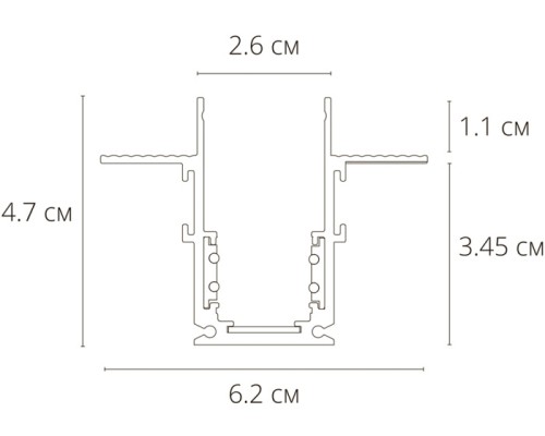 Шинопровод Linea-Accessories A470233 Arte Lamp Шинопровод Linea-Accessories A470233 Arte Lamp