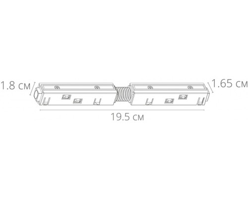 Коннектор прямой Linea-Accessories A480333 Arte Lamp Коннектор прямой Linea-Accessories A480333 Arte Lamp