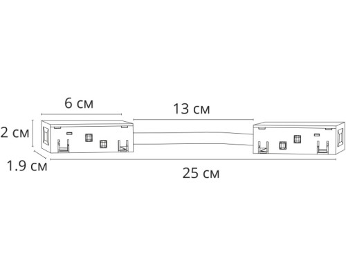 Коннектор Linea-Accessories A484406 Arte Lamp Коннектор Linea-Accessories A484406 Arte Lamp