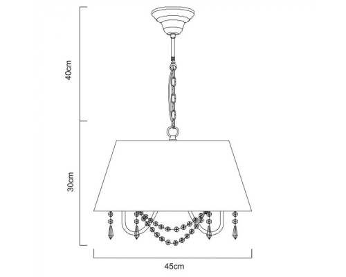 Подвесная люстра Armonico A5008SP-3GO Arte Lamp Подвесная люстра Armonico A5008SP-3GO Arte Lamp
