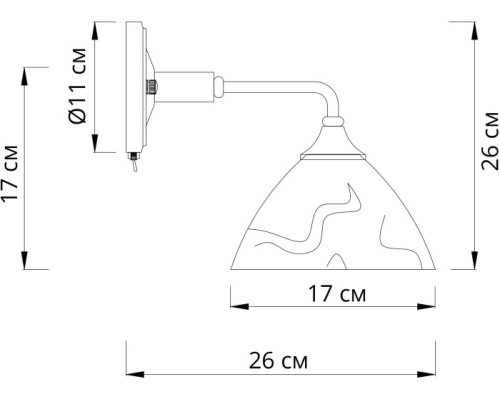 Бра Matthew A5032AP-1BR Arte Lamp Бра Matthew A5032AP-1BR Arte Lamp