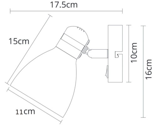 Спот Fafnir A5047AP-1WH Arte Lamp Спот Fafnir A5047AP-1WH Arte Lamp