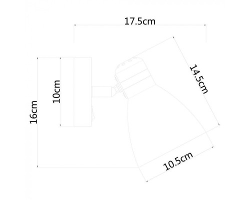 Спот Mercoled A5049AP-1BK Arte Lamp Спот Mercoled A5049AP-1BK Arte Lamp