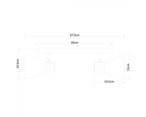 Спот Mercoled A5049AP-2BK Arte Lamp Спот Mercoled A5049AP-2BK Arte Lamp
