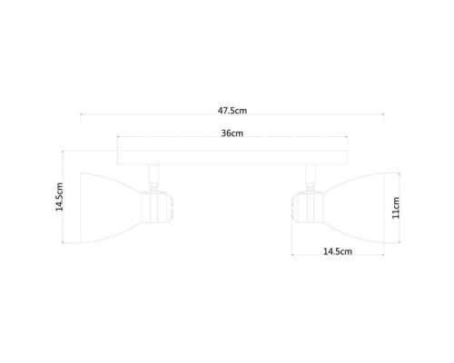 Спот Mercoled A5049AP-2GY Arte Lamp Спот Mercoled A5049AP-2GY Arte Lamp