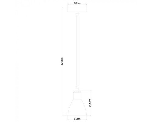 Подвесной светильник Mercoled A5049SP-1WH Arte Lamp Подвесной светильник Mercoled A5049SP-1WH Arte Lamp