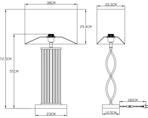 Интерьерная настольная лампа Veil A5061LT-1PB Arte Lamp Интерьерная настольная лампа Veil A5061LT-1PB Arte Lamp