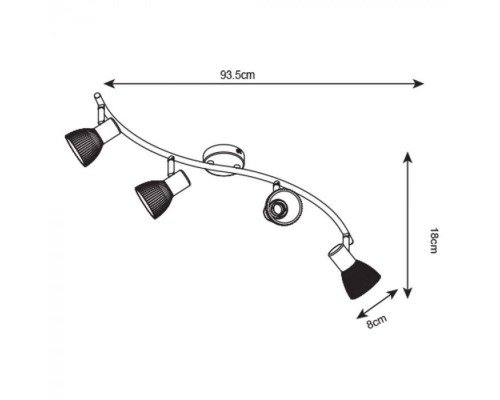 Спот Parry A5062PL-4AB Arte Lamp Спот Parry A5062PL-4AB Arte Lamp