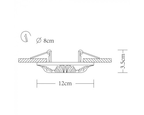 Точечный светильник Cratere A5071PL-1WH Arte Lamp Точечный светильник Cratere A5071PL-1WH Arte Lamp