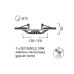 Точечный светильник Cratere A5071PL-1WH Arte Lamp