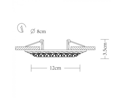Точечный светильник Cratere A5073PL-1WH Arte Lamp Точечный светильник Cratere A5073PL-1WH Arte Lamp