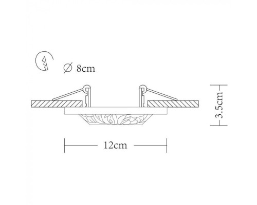 Точечный светильник Cratere A5074PL-1WH Arte Lamp Точечный светильник Cratere A5074PL-1WH Arte Lamp