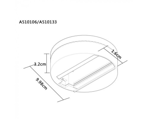 Шинопровод/трек Track Accessories A510106 Arte Lamp Шинопровод/трек Track Accessories A510106 Arte Lamp
