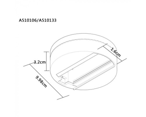 Шинопровод/трек Track Accessories A510133 Arte Lamp Шинопровод/трек Track Accessories A510133 Arte Lamp