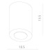 Точечный светильник Facile A5118PL-1WH Arte Lamp