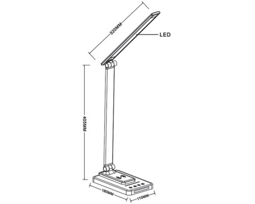 Офисная настольная лампа William A5122LT-1BK Arte Lamp Офисная настольная лампа William A5122LT-1BK Arte Lamp