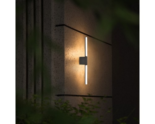 Настенный светильник уличный Calamaro A5191AL-2BK Arte Lamp