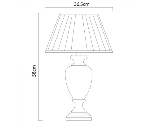 Настольная лампа Radison A5199LT-1WH Arte Lamp Настольная лампа Radison A5199LT-1WH Arte Lamp