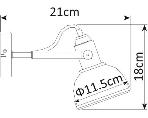 Бра Martin A5213AP-1AB Arte Lamp Бра Martin A5213AP-1AB Arte Lamp