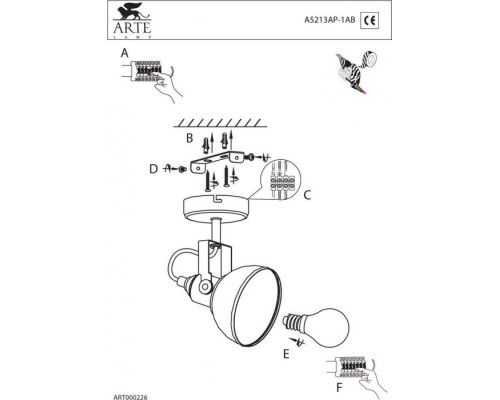 Бра Martin A5213AP-1WG Arte Lamp Бра Martin A5213AP-1WG Arte Lamp