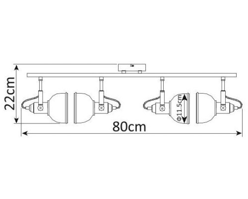 Спот Martin A5215PL-4AB Arte Lamp Спот Martin A5215PL-4AB Arte Lamp