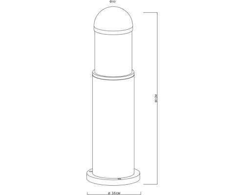 Наземный светильник Coppia A5217PA-1BK Arte Lamp