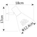 Спот Cono A5218AP-1WG Arte Lamp