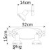 Спот Focus A5219AP-2BR Arte Lamp