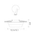 Точечный светильник Pezzi A5247PL-1WH Arte Lamp