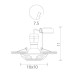 Точечный светильник Cratere A5262PL-1WC Arte Lamp