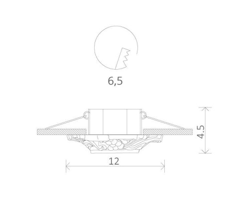 Точечный светильник Occhio A5285PL-1SG Arte Lamp Точечный светильник Occhio A5285PL-1SG Arte Lamp