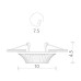 Точечный светильник Arena A5298PL-1BA Arte Lamp