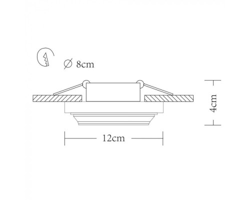 Точечный светильник Cratere A5304PL-1WH Arte Lamp Точечный светильник Cratere A5304PL-1WH Arte Lamp