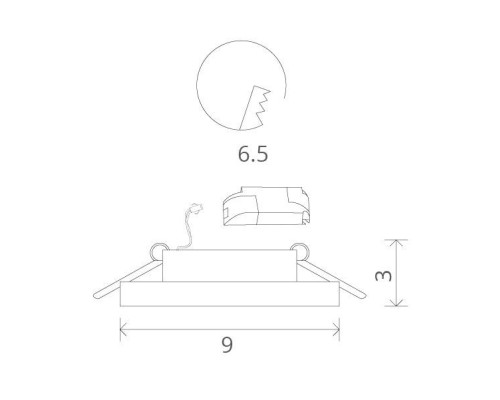 Точечный светильник Wagner A5331PL-1WH Arte Lamp Точечный светильник Wagner A5331PL-1WH Arte Lamp