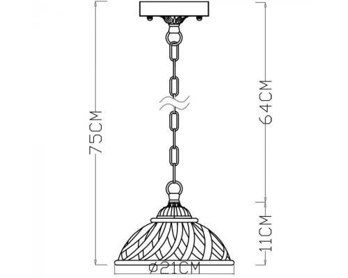 Подвесной светильник Twisted A5358SP-1WG Arte Lamp Подвесной светильник Twisted A5358SP-1WG Arte Lamp