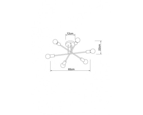 Потолочная люстра Alastor A5435PL-6WH Arte Lamp Потолочная люстра Alastor A5435PL-6WH Arte Lamp