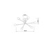 Потолочная люстра Alastor A5435PL-6WH Arte Lamp