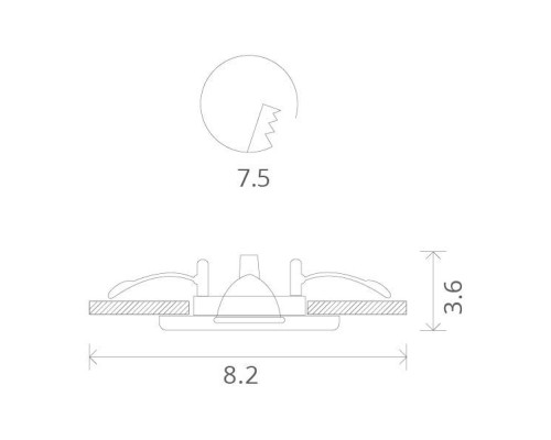 Точечный светильник Aqua A5440PL-1SS Arte Lamp Точечный светильник Aqua A5440PL-1SS Arte Lamp