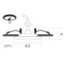 Точечный светильник Aqua A5444PL-1CC Arte Lamp